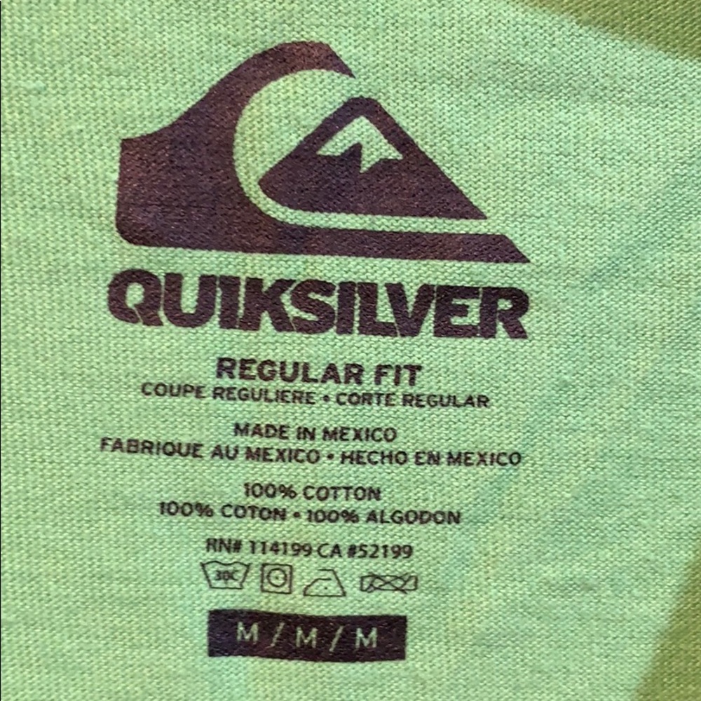 NWT Quicksilver Tee - Picture 3 of 3